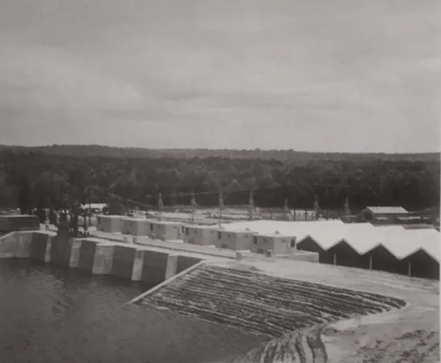 Photograph from the Facebook post “Hydroelectric plant on Toledo Bend, Texas side.”