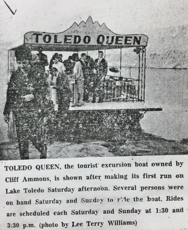 Photograph from the Facebook post “I'm looking for better images of the Toledo Queen, a tourist excursion boat which once…”