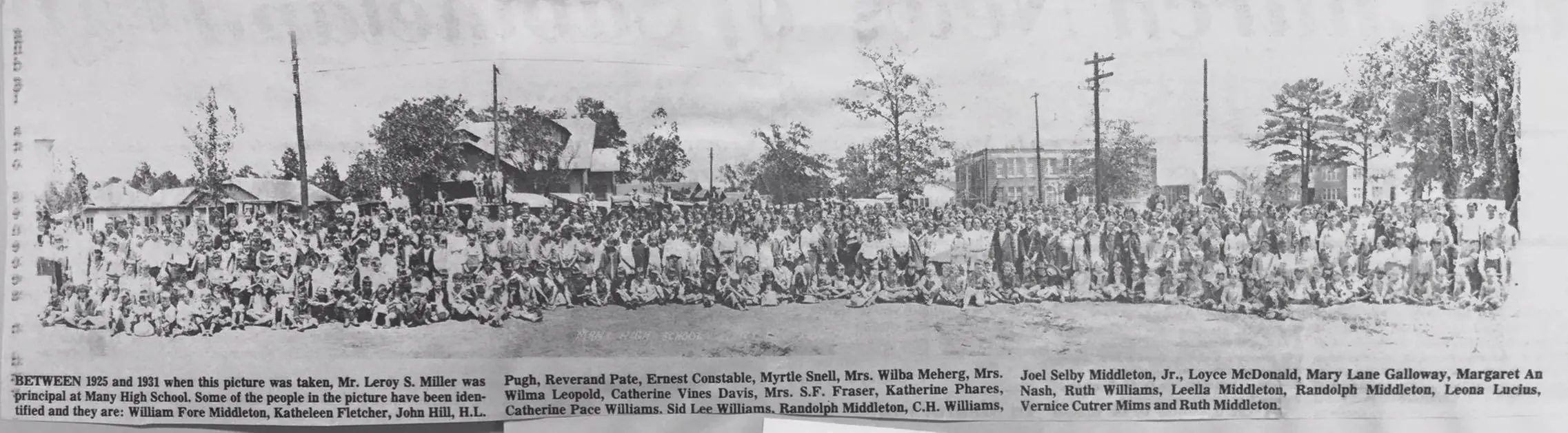 Photograph from the Facebook post “Many High, between 1925 and 1931.”