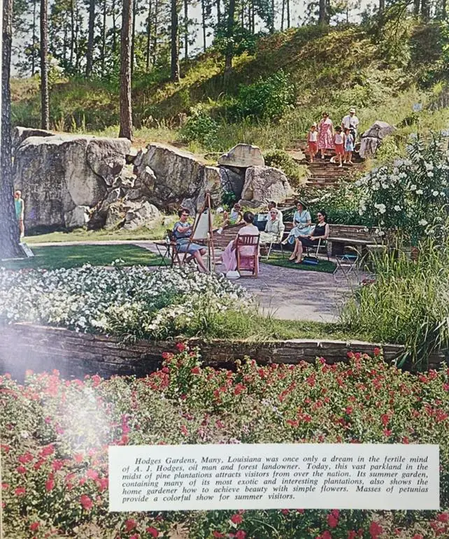 Photograph from the Facebook post “Some goodies from Hodges Gardens Magazet, Spring 1961 edition #hodgesgardensmagazet…”