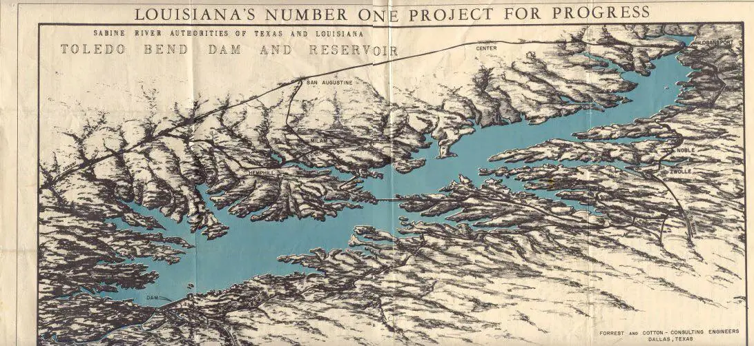 Photograph from the Facebook post “An ad for Toledo Bend project”