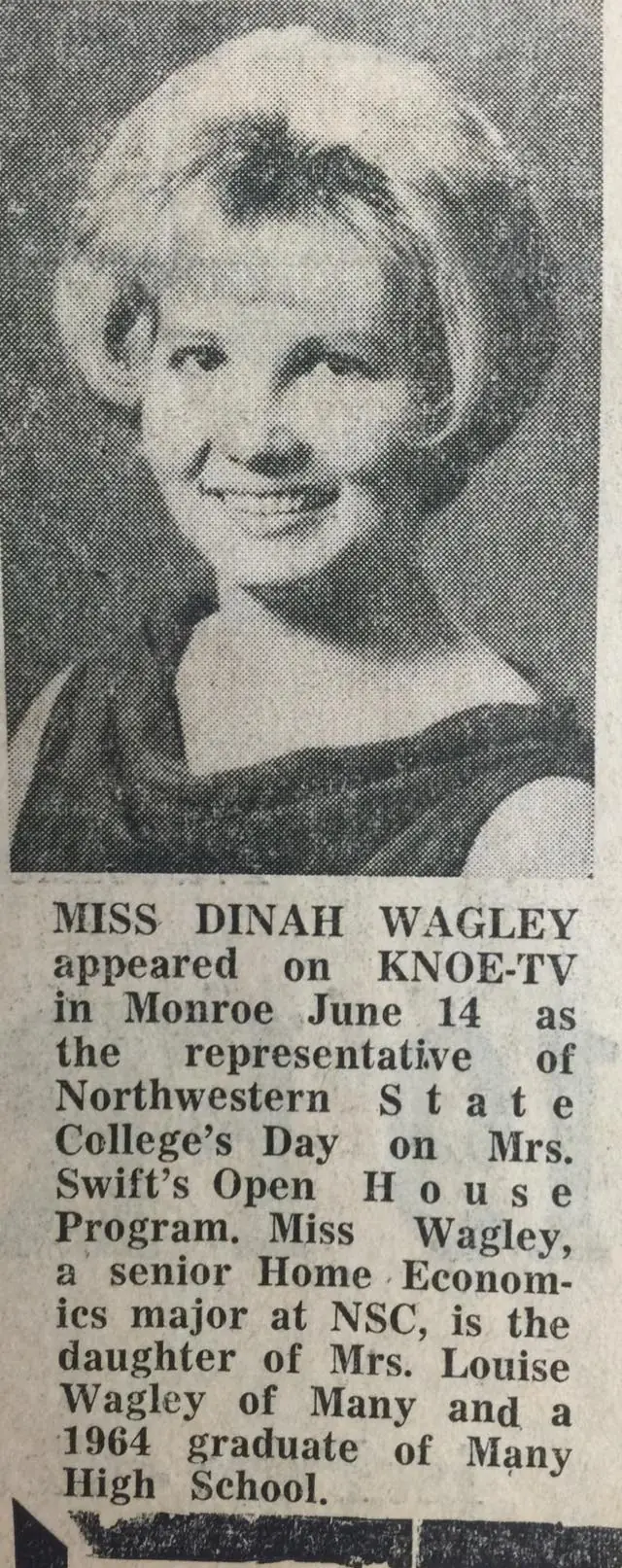 Photograph from the Facebook post “1966, Dinah Wagley”