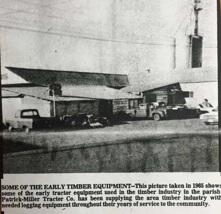 Photograph from the Facebook post “Patrick Miller Tractor Company in 1965.”