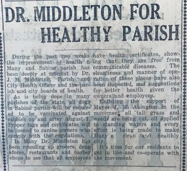Photograph from the Facebook post “Healthy parish!”