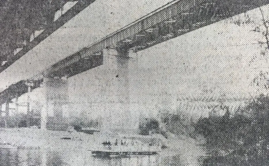 Photograph from the Facebook post “In 1966, the Toledo Queen tours the new Toledo Bend Lake.”