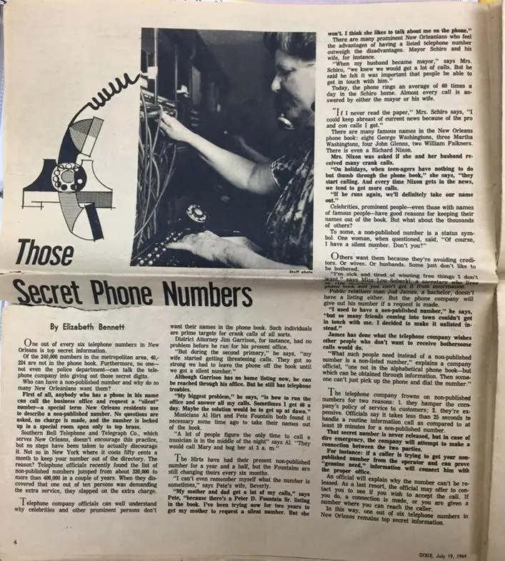 Photograph from the Facebook post “A neat article I came across while looking for info on the beginning of Toledo Bend.”