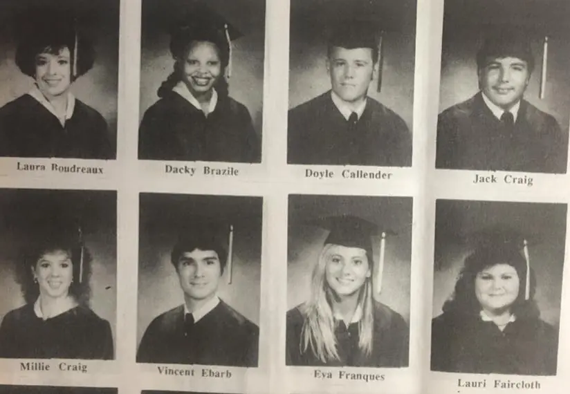 Photograph from the Facebook post “Zwolle High School 1990 graduates #ZwolleHighSchool1990 #zwolle #zwolleschool…”