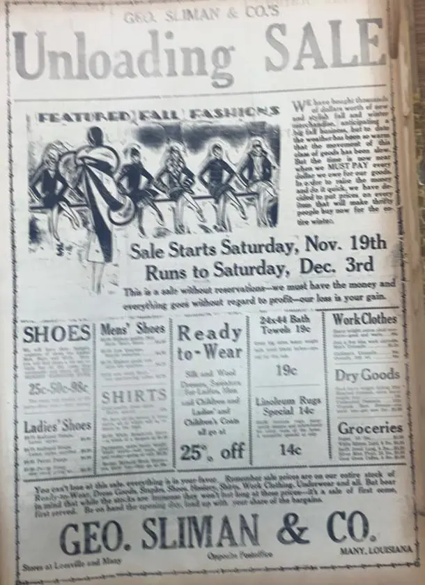 Photograph from the Facebook post “Don't miss this unloading sale!!!”