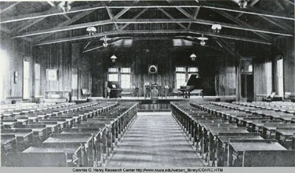 Photograph from the Facebook post “Normal Hall at Louisiana State Normal College, later Northwestern State University”