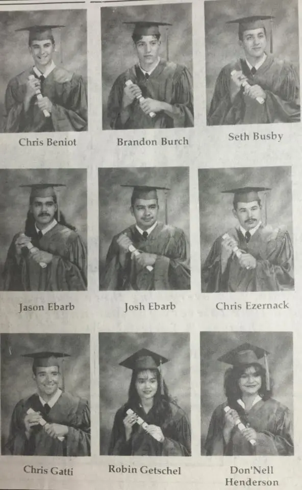 Photograph from the Facebook post “1997 Zwolle High graduates”