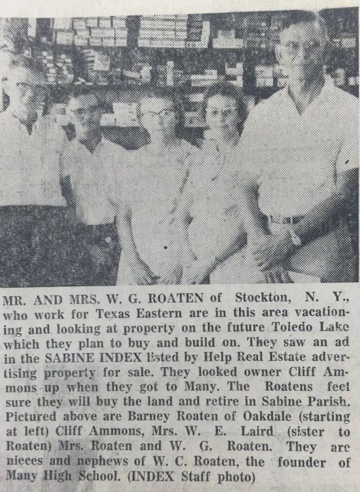 Photograph from the Facebook post “Real estate deal, 1966”