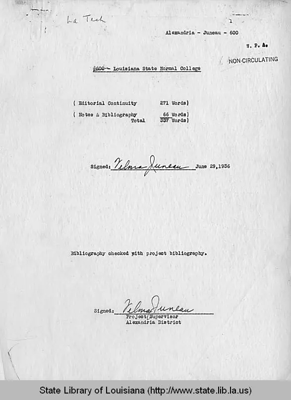 Photograph from the Facebook post “From Louisiana Works Progress Administration files, a 1936 paper describing Louisiana…”