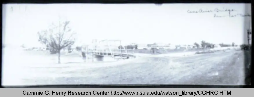 Photograph from the Facebook post “Cane River Bridge.”