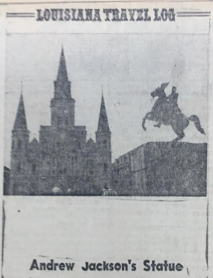 Photograph from the Facebook post “A Louisiana Travel advertisement published in a 1967 edition of The Sabine Index.”