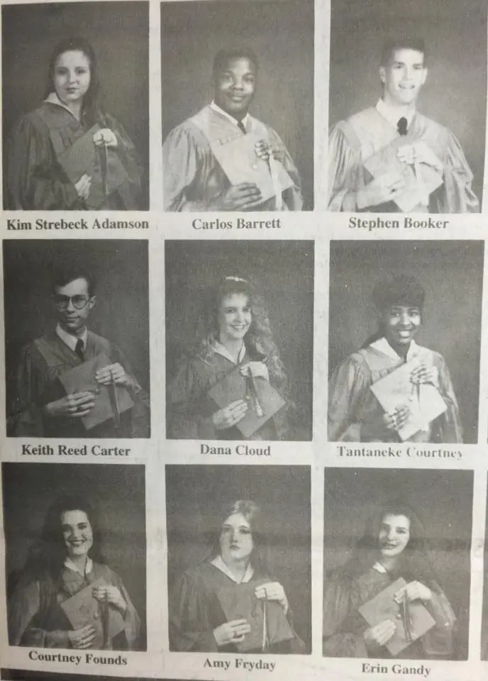Photograph from the Facebook post “Many High Class of 1995”