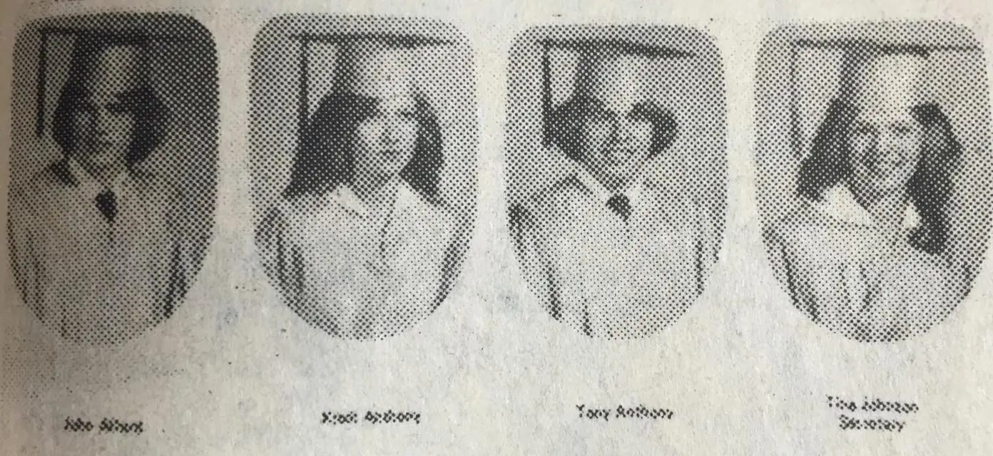 Photograph from the Facebook post “Florien High 1980 graduates.”