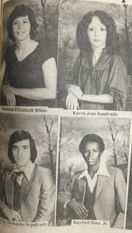 Photograph from the Facebook post “1980 Zwolle High graduates”