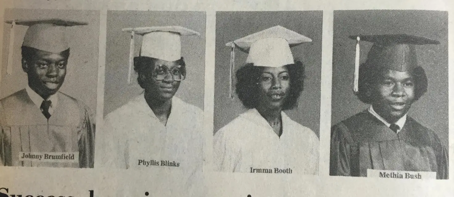 Photograph from the Facebook post “Many High Class of 1980”