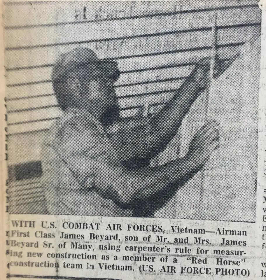 Photograph from the Facebook post “1967, Air Force Airman James Beyard”