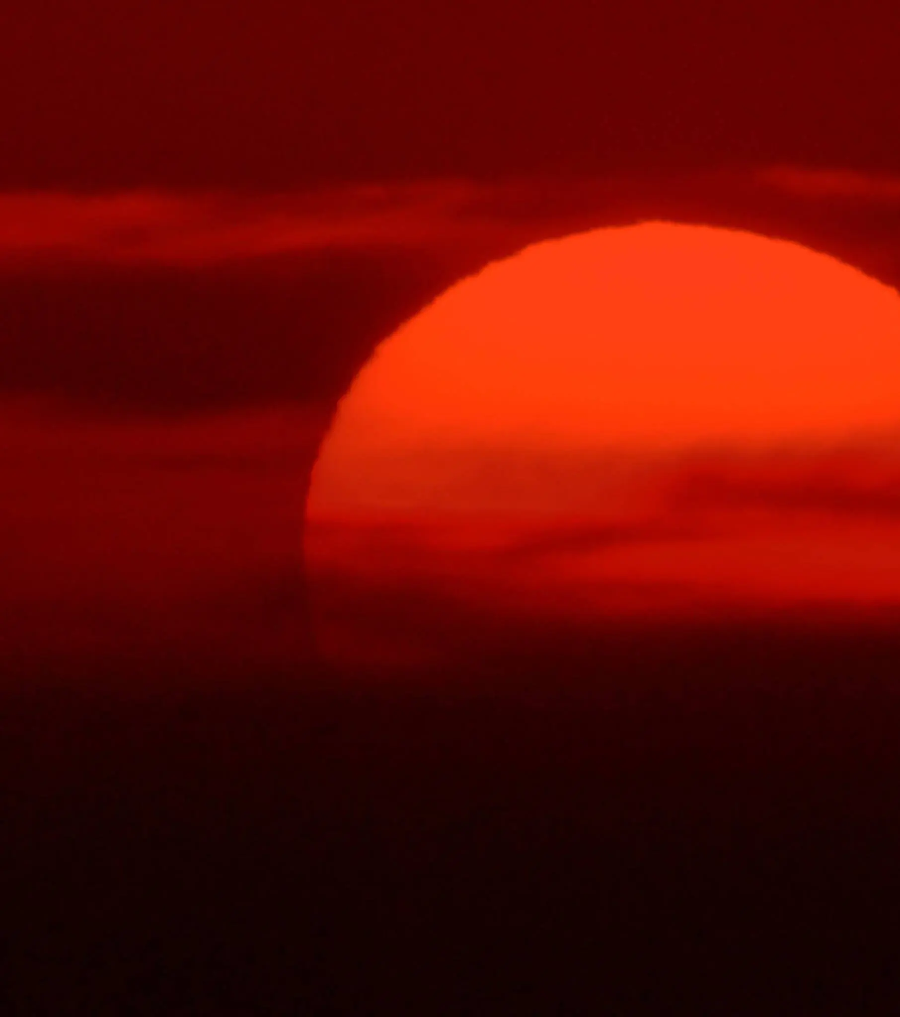 Photograph from the Facebook post “Sunset at Hodges, 2014”