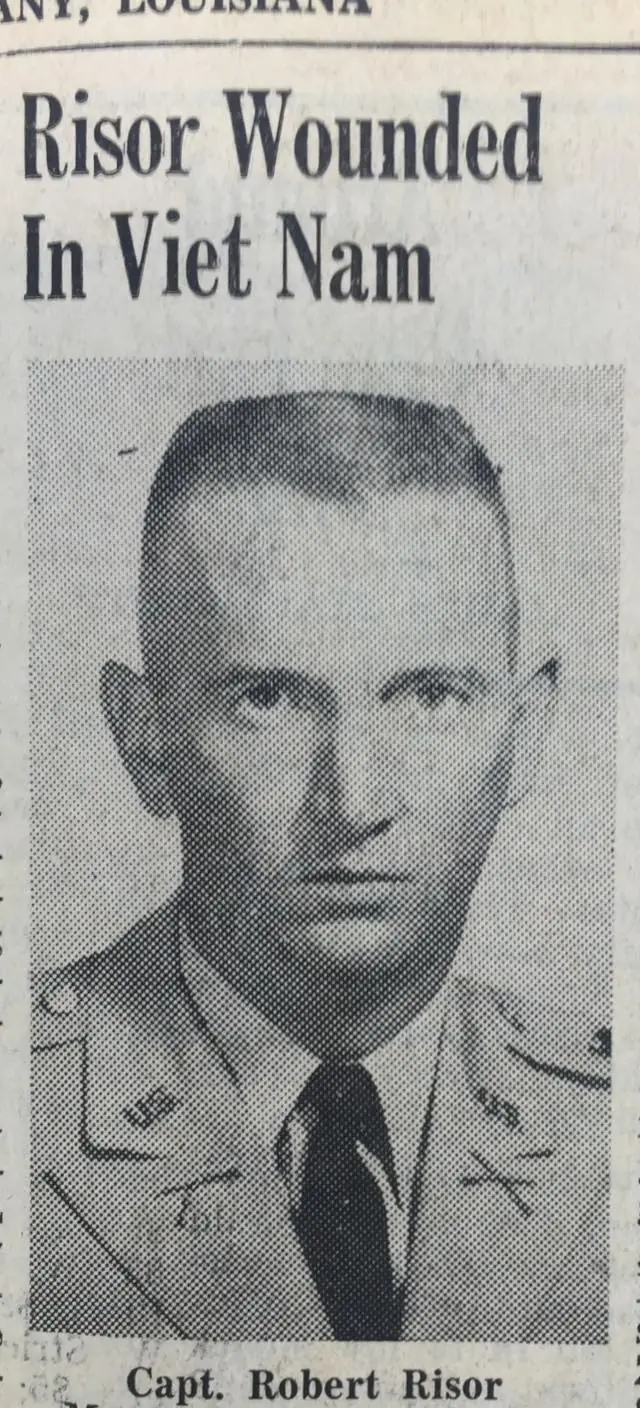 Photograph from the Facebook post “In service to our country, Robert Risor, 1967”