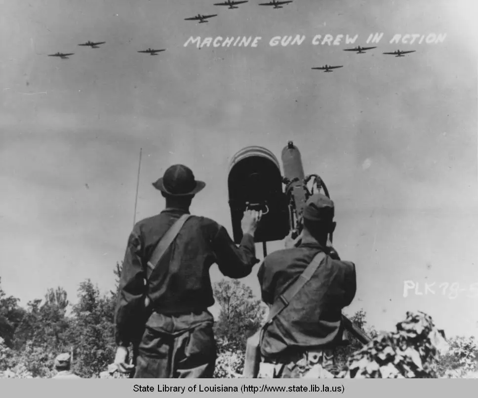 Photograph from the Facebook post “World War II Maneuvers at Peason, I believe.”