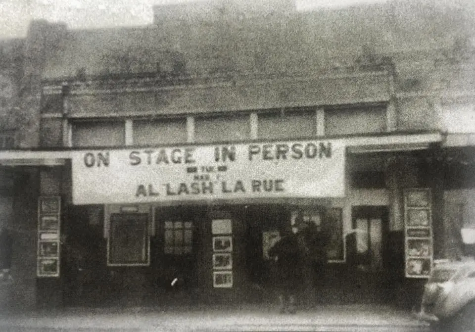 Photograph from the Facebook post “The Rio Theater on Main Street in Zwolle.”