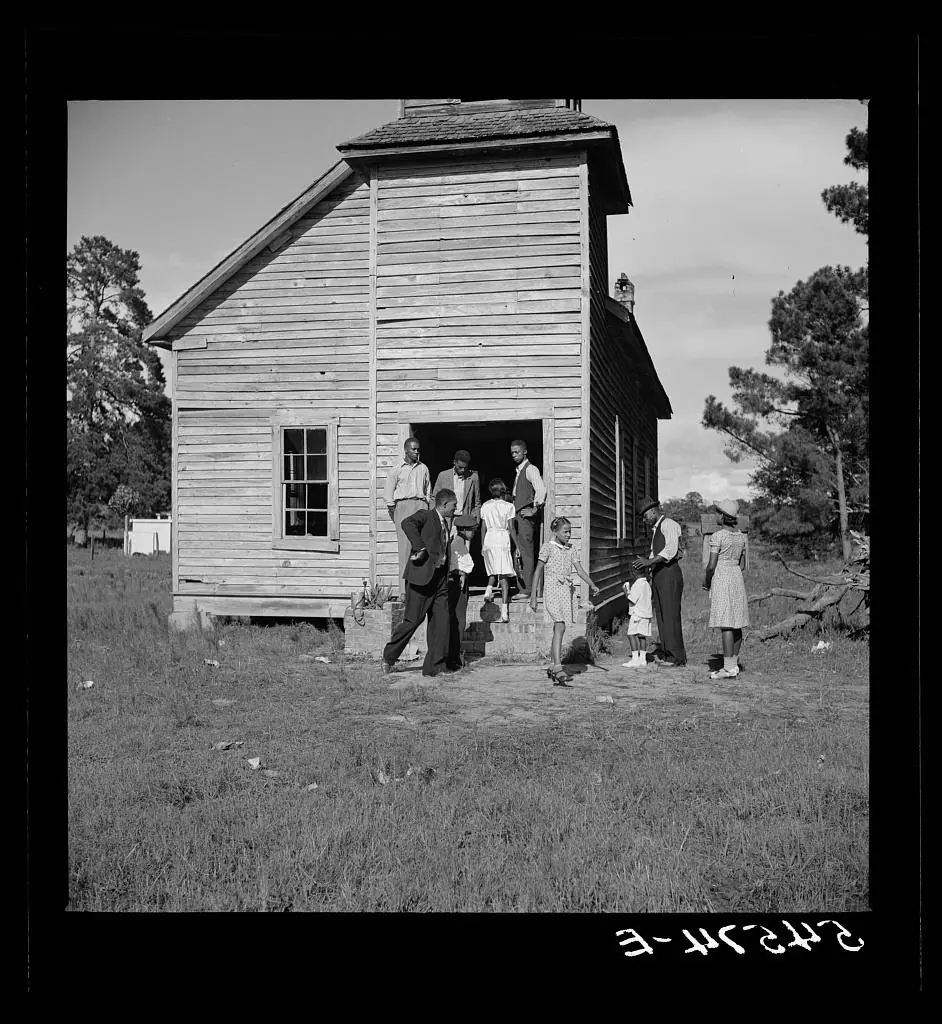 Photograph from the Facebook post “Church in Natchitoches Parish.”