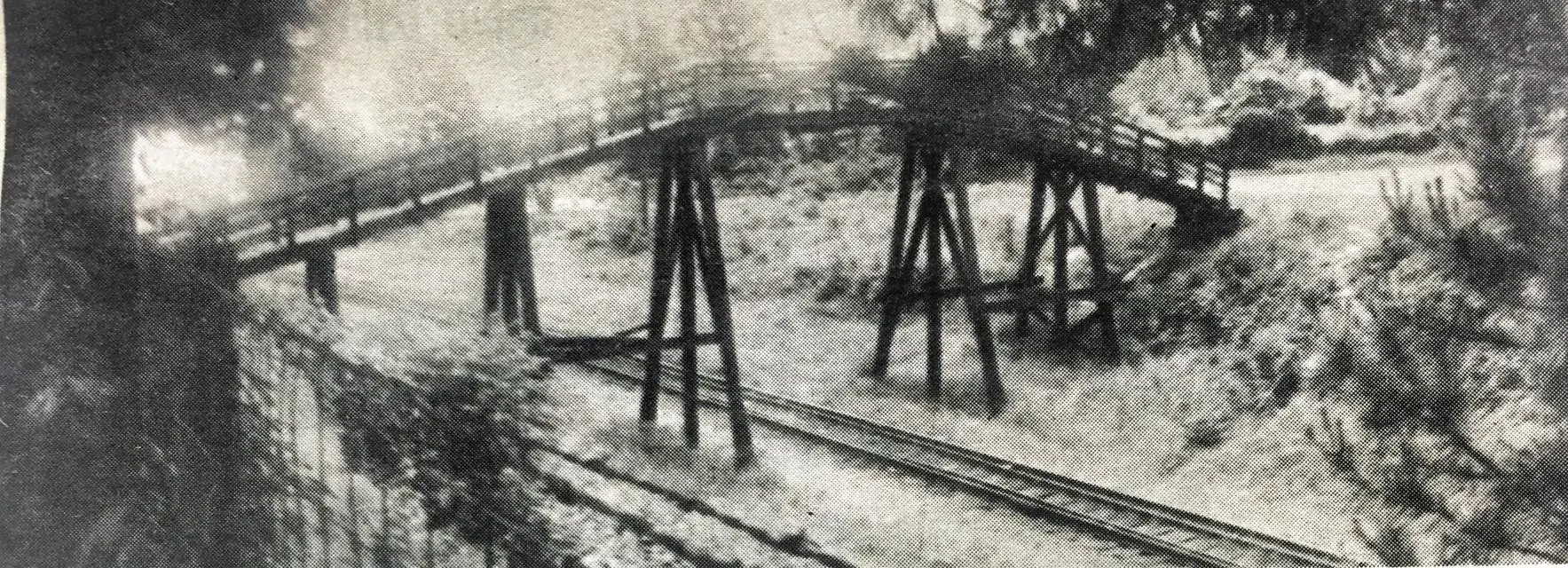 Photograph from the Facebook post “Railroad crossing bridge in Zwolle.”