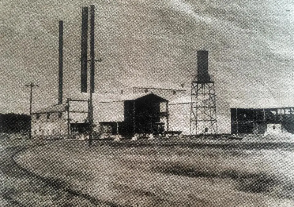 Photograph from the Facebook post “The Sabine Lumber Company was a mill in Zwolle years ago and was later sold to Boise and…”