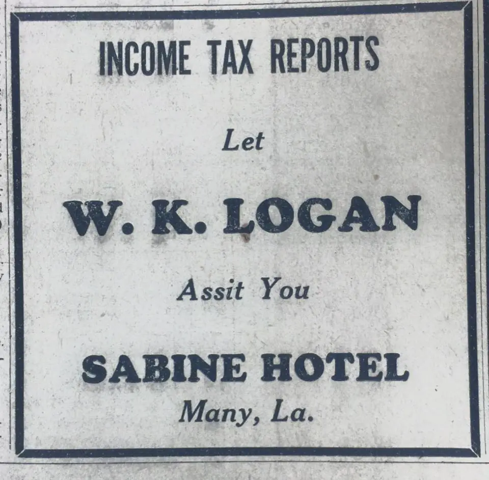 Photograph from the Facebook post “1946 ad”