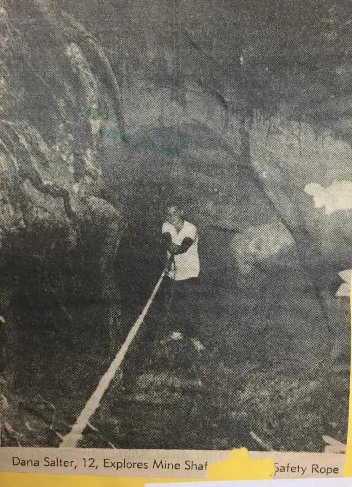 Photograph from the Facebook post “Who dug the gold mine in Florien?”