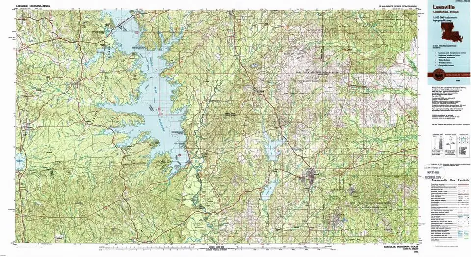 Photograph from the Facebook post “Topographic map of a portion of Texas from the United States Geological Survey (USGS)…”