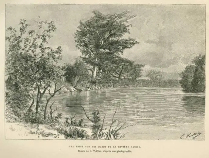 Photograph from the Facebook post “The Sabine River.”