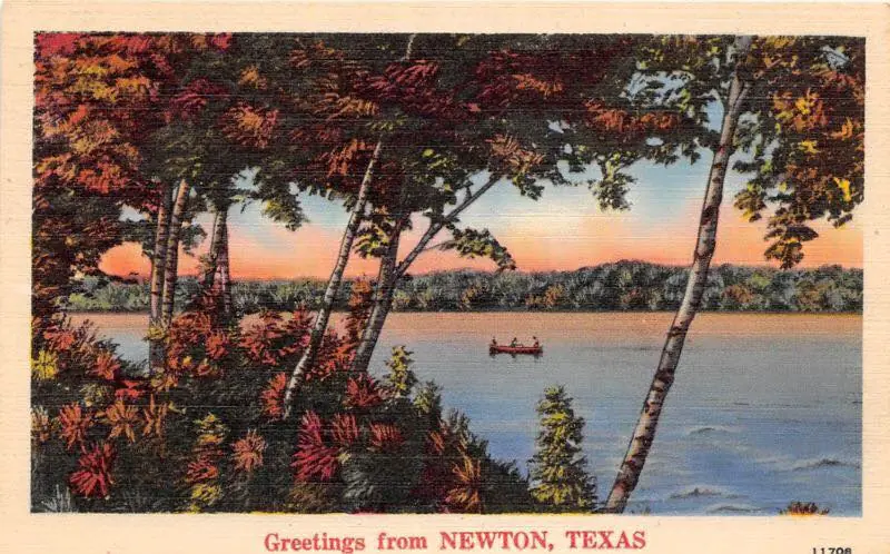 Photograph from the Facebook post “Postcard from Newton, Texas.”