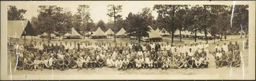 Photograph from the Facebook post “In the 1930s, two CCC camps were created in Sabine County: one near Pineland and one…”