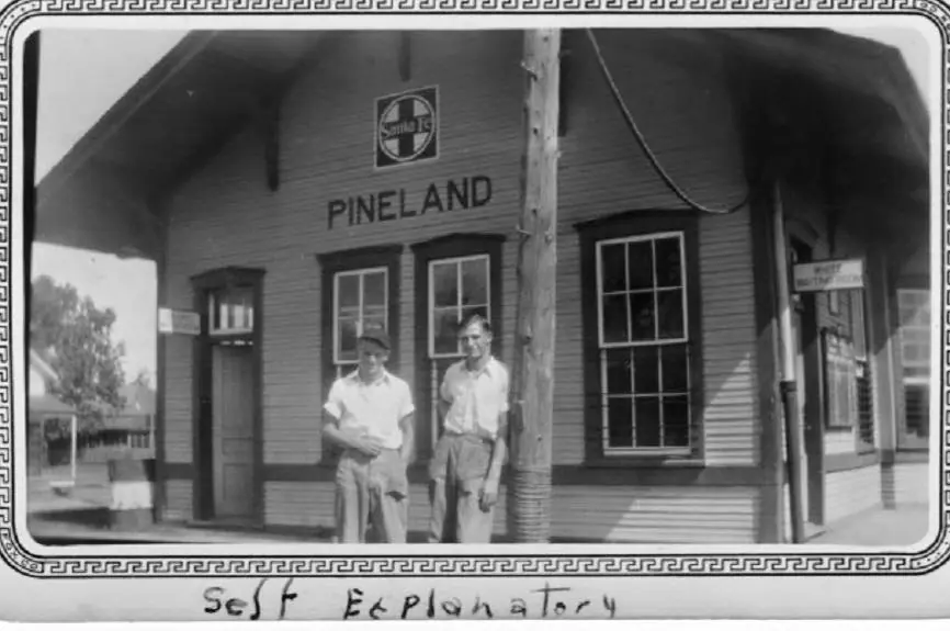 Photograph from the Facebook post “Pineland Railroad Depot.”