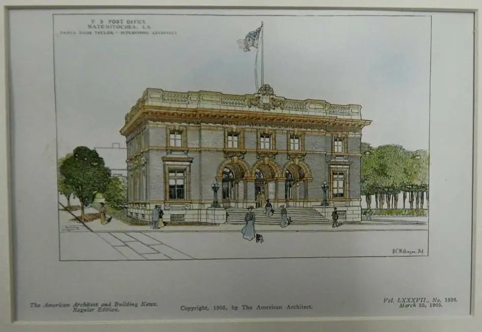 Photograph from the Facebook post “Post Office in Natchitoches.”