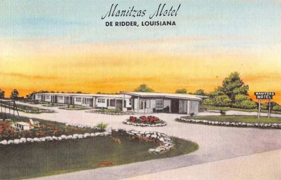 Photograph from the Facebook post “De Ridder Louisiana post card.”