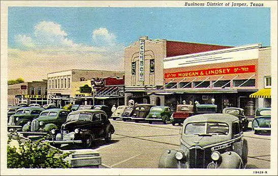 Photograph from the Facebook post “Jasper, Texas in 1940s”
