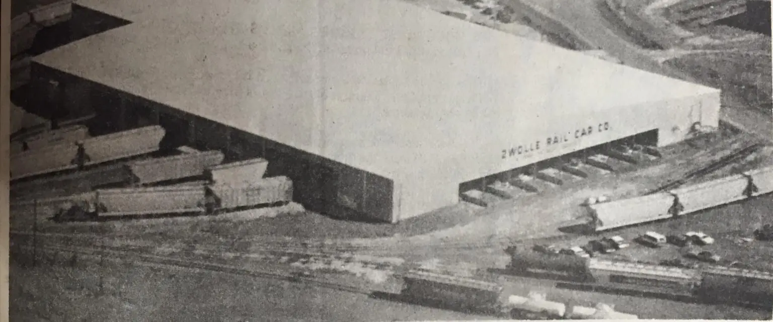 Photograph from the Facebook post “Zwolle Rail Car, located off Hwy.”