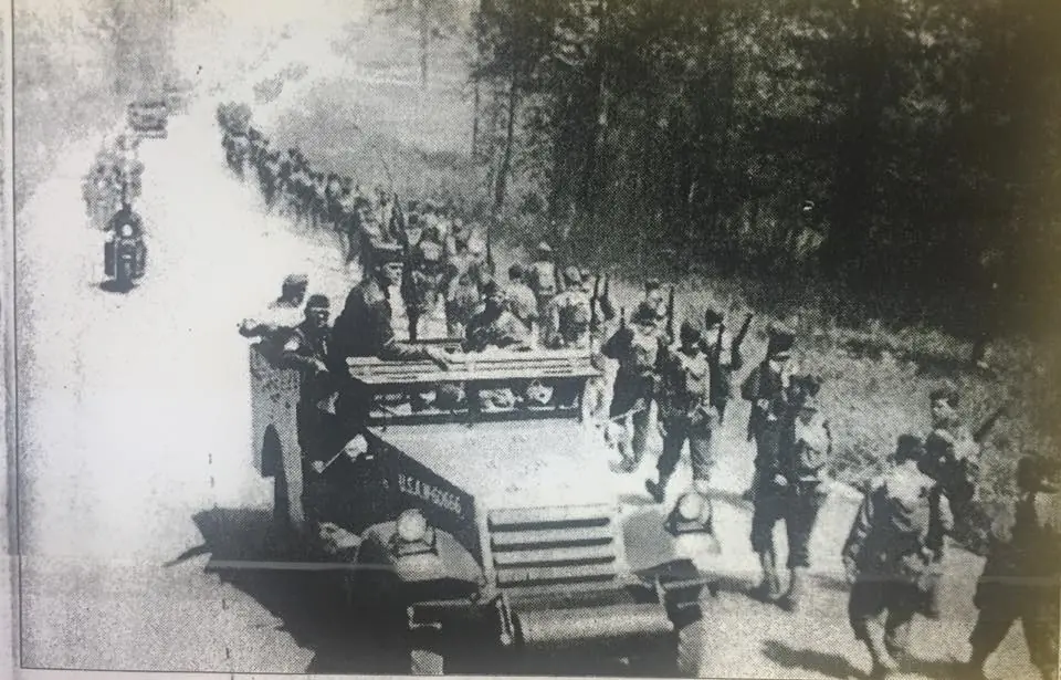 Photograph from the Facebook post “World War 2 Maneuvers...”