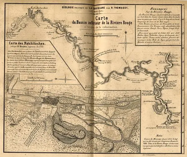Photograph from the Facebook post “From Louisiana State Museum, This Map shows Fort St.”