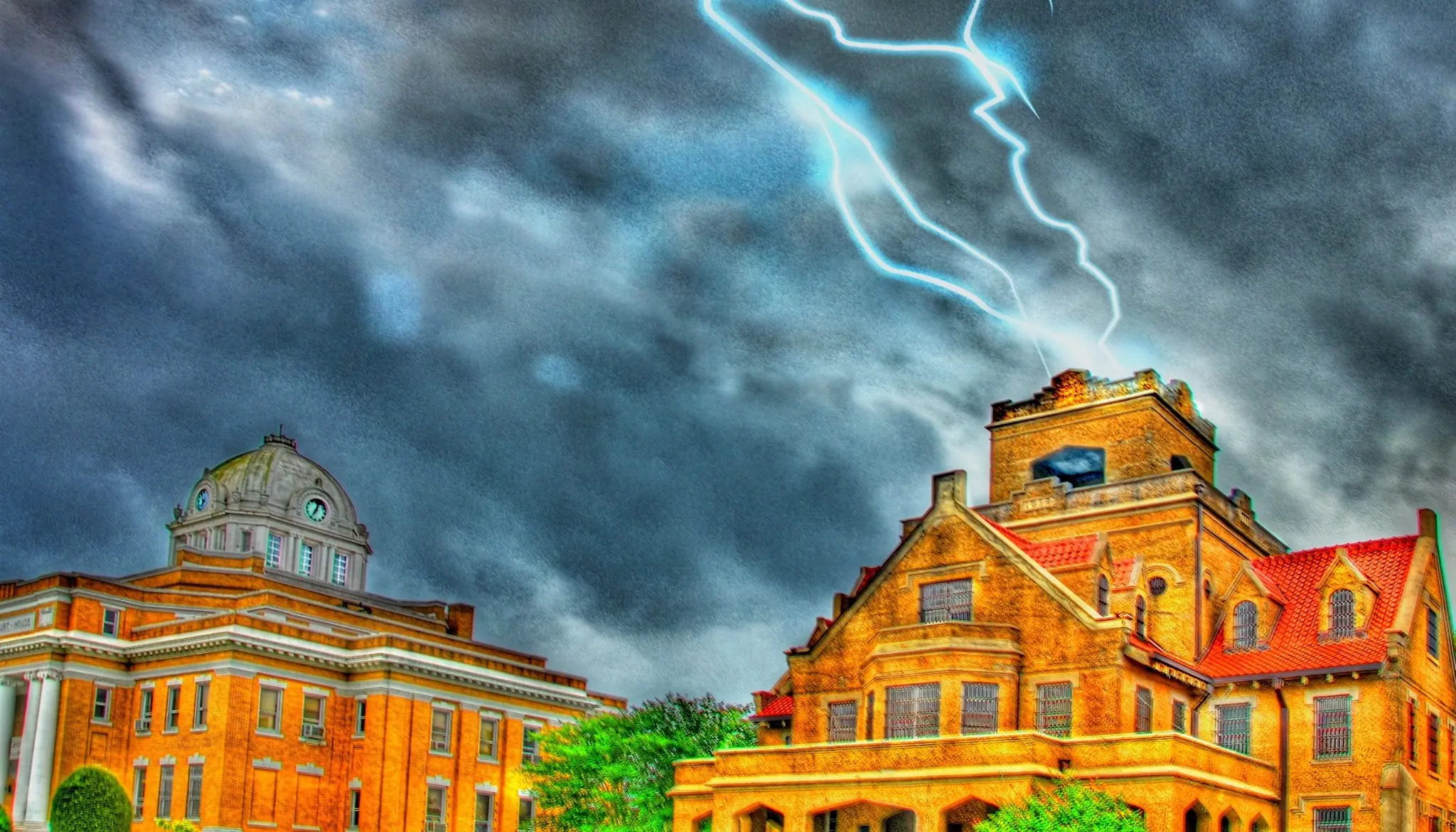 Photograph from the Facebook post “Image made from multiple photos I took in DeRidder, Louisiana a few years ago...”
