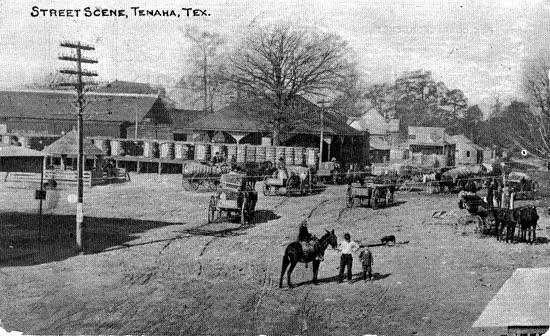 Photograph from the Facebook post “Street scene, Tenaha, Texas”