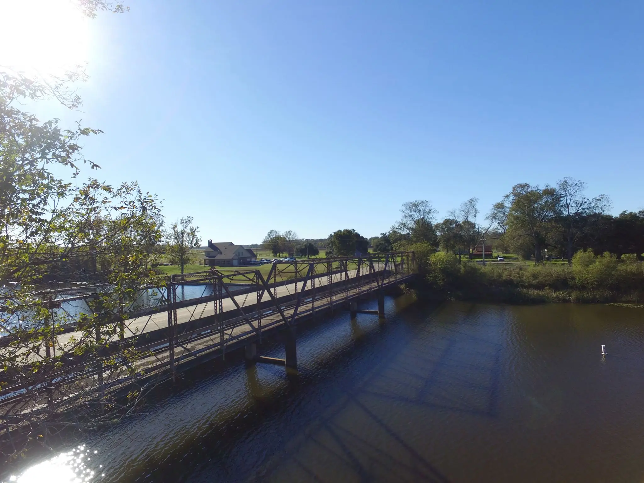 Photograph from the Facebook post “Bridge over Cane River, Natchitoches Parish...”