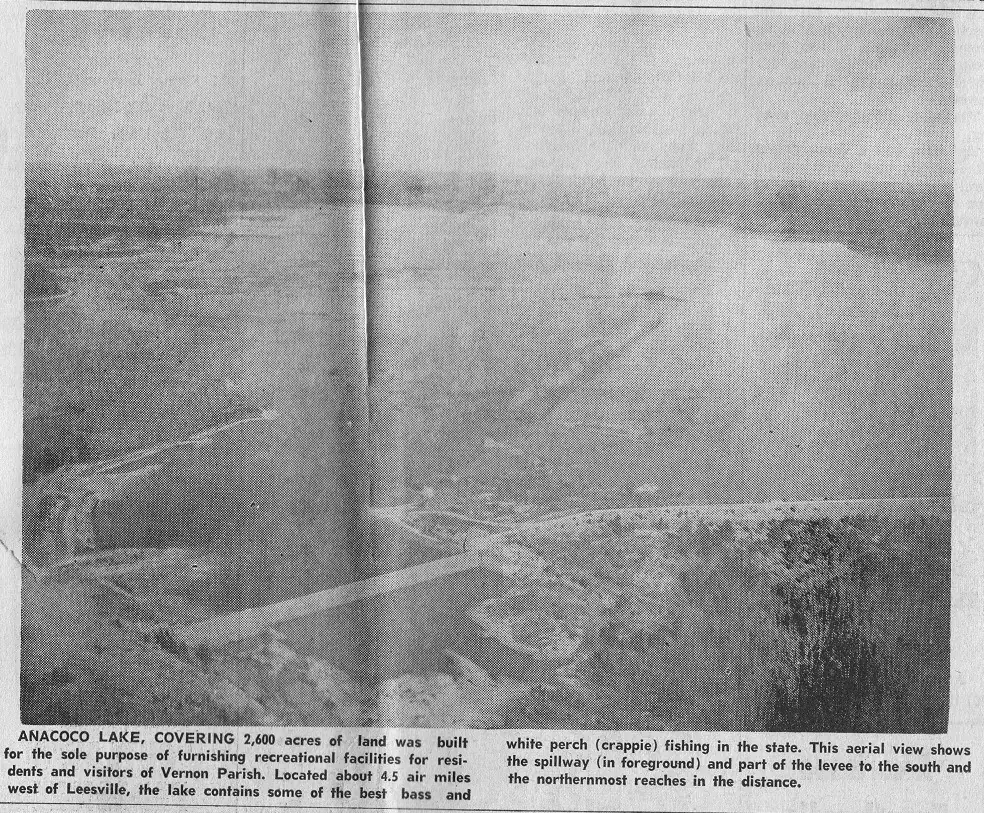 Photograph from the Facebook post “From The Leesville Daily Leader (through Vernon Parish Library) in December 1964...”