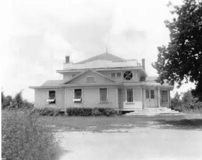 Photograph from the Facebook post “Joaquin Methodist Church, Joaquin, Texas, approximately 1938.”