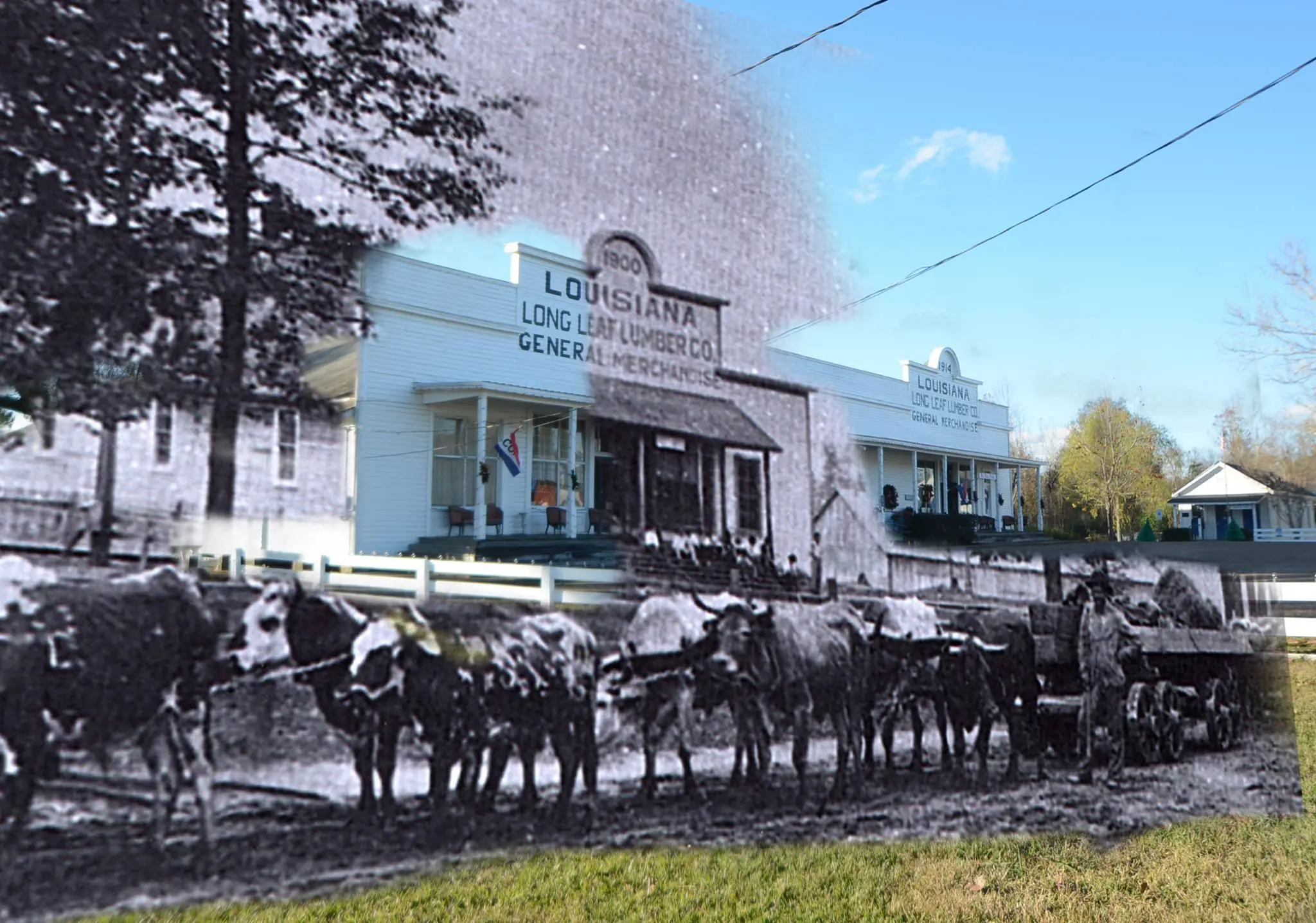 Photograph from the Facebook post “Then and now...”