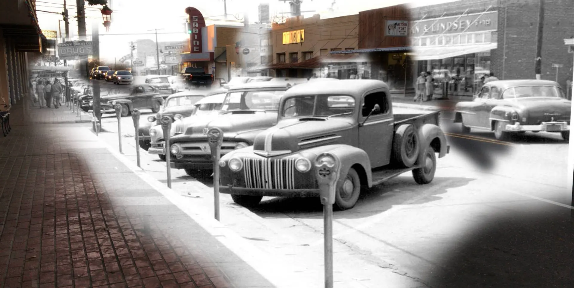 Photograph from the Facebook post “Then and now...”